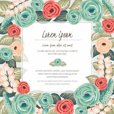 وکتور گل وکتور گلفروشی وکتور حاشیه گل