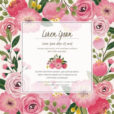 وکتور گل وکتور گلفروشی وکتور حاشیه گل