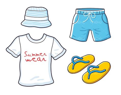 وکتور لباس راحتی وکتور شلوارک مردانه