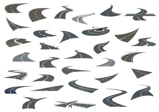 وکتور راه وکتورجاده وکتور جاده آسفالت