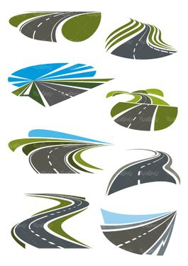 وکتور راه وکتورجاده وکتور جاده آسفالت