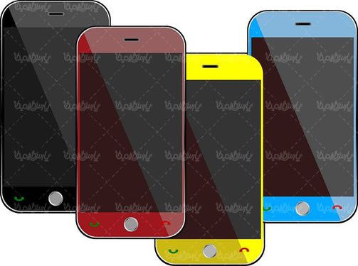 وکتور موبایل وکتور تلفن همراه وکتور گوشی هوشمند