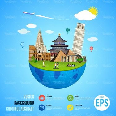 وکتور گردشگری وکتور آژانس مسافرتی