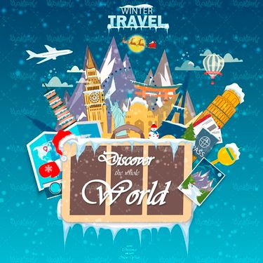 وکتور گردشگری وکتور آژانس مسافرتی