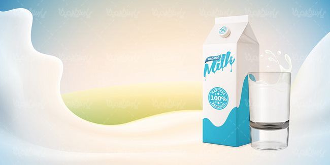 وکتور بطری شیر وکتور شیشه شیر وکتور لبنیات