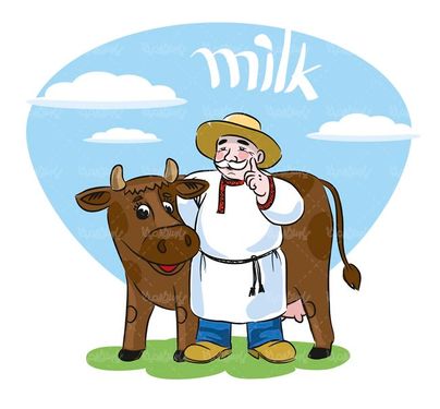 وکتور گاو وکتور لبنیات وکتور دامدار