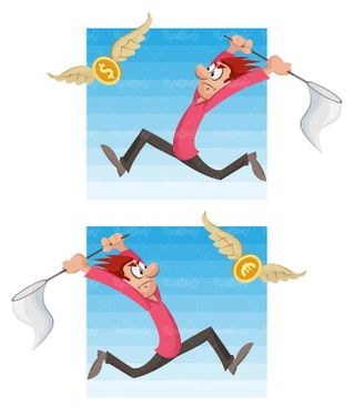 وکتور کسب درآمد وکتور علامت دلار