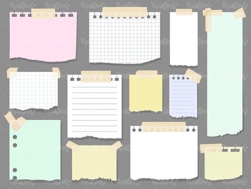 وکتور لیبل رنگی وکتور لیبل کاغذی