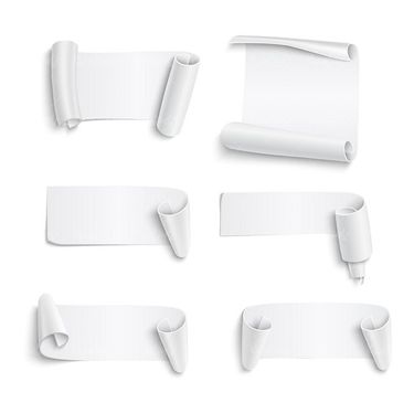 وکتور لیبل سفید  وکتور لیبل کاغذی