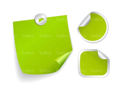 وکتور لیبل سفید  وکتور لیبل کاغذی