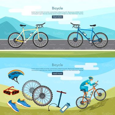 وکتور تجهیزات  دوچرخه سواری  وکتور دوچرخه سواری