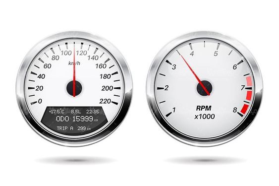 وکتور کیلومتر خودرو وکتور کیلومتر ماشین