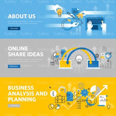 وکتور به اشتراک گذاشتن ایده به صورت آنلاین