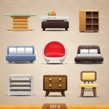 وکتور لوازم خانگی وکتو مبلمان وکتور سرویس چوب