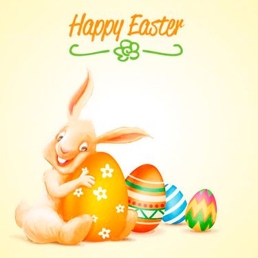 وکتور خرگوش وکتور تخم مرغ عید نوروز