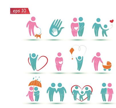 وکتور زن و مرد وکتور زنانان و زایمان وکتور زن باردار