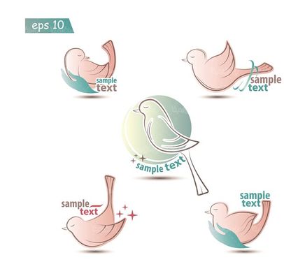 وکتور لوگو پرنده فروشی وکتور آرم پرنده