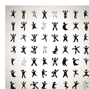 وکتور شادی های مختلف آدمک وکتور آدمک