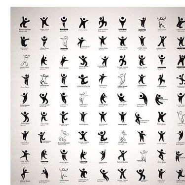 وکتور شادی های مختلف آدمک وکتور آدمک