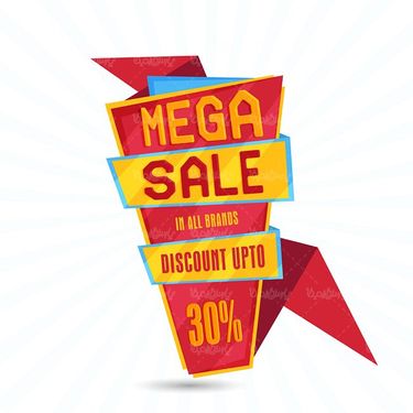 وکتور لیبل مثلثی وکتور فریم sale vector