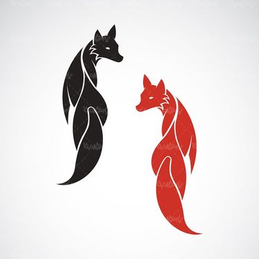 وکتور-روباه-وکتور-شغال-وکتور-باغ-وحش