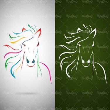 وکتور اسب وکتور نقاشی اسب وکتور پرورش اسب