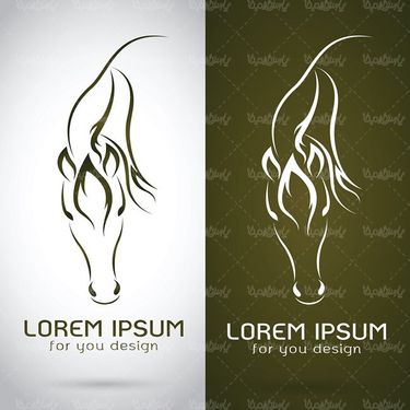 وکتور اسب وکتور نقاشی اسب وکتور پرورش اسب