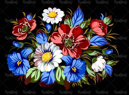 وکتور گل وکتور دسته گل وکتور گلفروشی