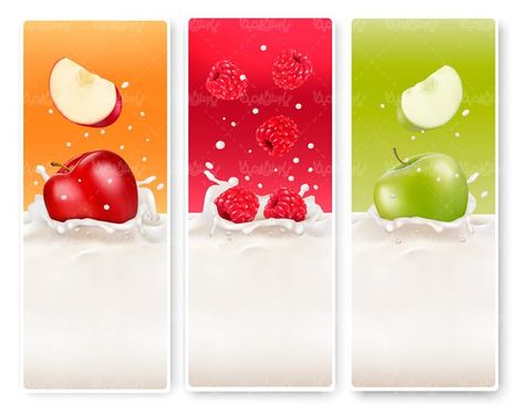 وکتور شیر طعم دار وکتور لبنیات