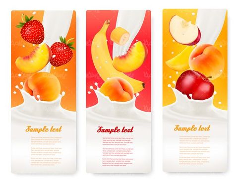 وکتور شیر پاکتی وکتور شیر طعم دار وکتور لبنیات