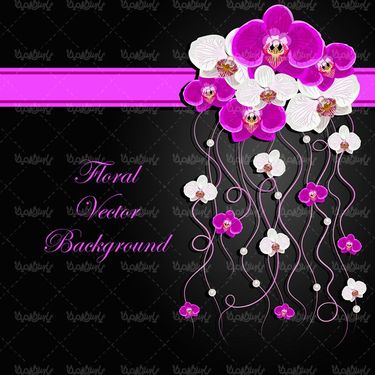 وکتور بک گراند گل وکتور روبان وکتور پس زمینه