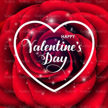 وکتور طرح ولنتاین وکتور بک گراند گل رز