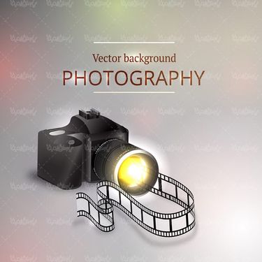 وکتور دوربین عکاسی وکتور دربین حرفه ای