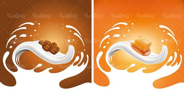 وکتور شیر وکتور لبنیات وکتور شیر طعم دار