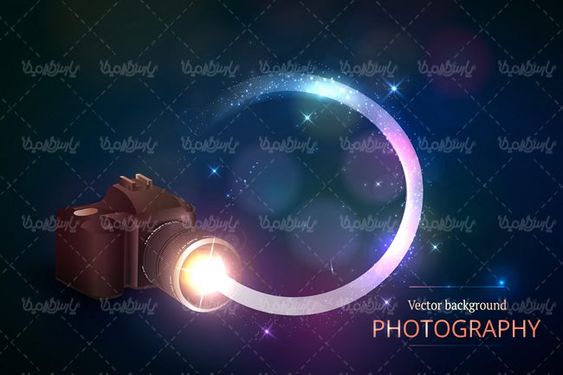 وکتور دوربین عکاسی وکتور دربین حرفه ای