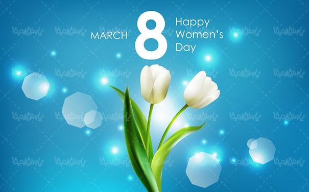 وکتور بک گراند جلوه نور وکتور طرح هشت مارس