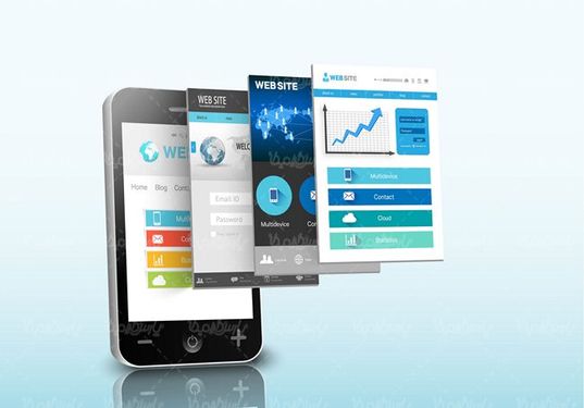 وکتور موبایل وکتور گوشی هوشمند