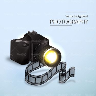 وکتور دوربین عکاسی وکتور دربین حرفه ای