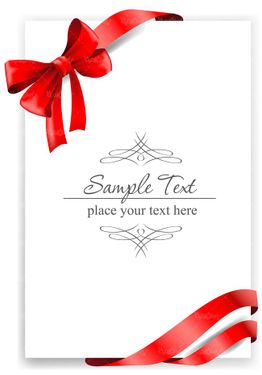 وکتور روبان قرمز وکتور پاپیون وکتور ربان