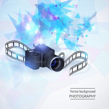 وکتور دوربین عکاسی وکتور دربین حرفه ای