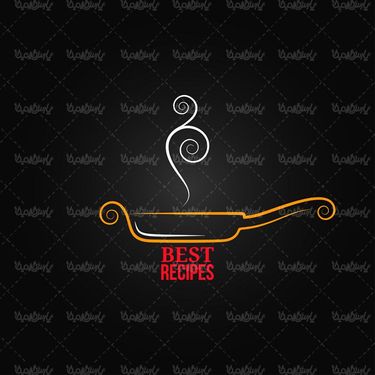 وکتور رستوران وکتور لوگو آشپزخانه وکتور تابه