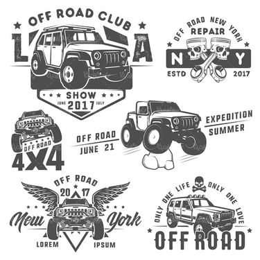 وکتور لوگو مسابقات آف رود وکتور لوگو ماشین شاسی بلند