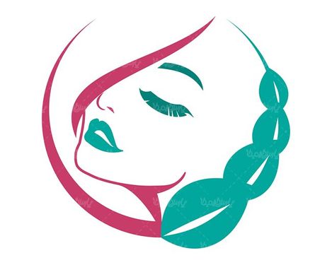 وکتور سالن آرایش وکتور مدل موی زنانه