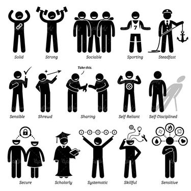 وکتور آدمک قوی وکتور قدرت وکتور ناخدای کشتی