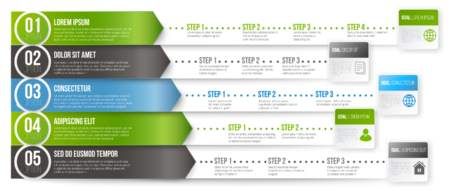 وکتور اینفوگرافی گرافیکی