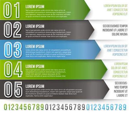 وکتور اینفوگرافی گرافیکی