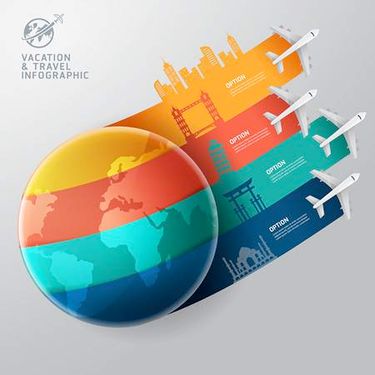 وکتور اینفوگرافی گرافیکی