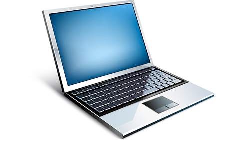 وکتور لپ تاپ وکتور خدمات کامپیوتری