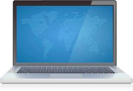 وکتور لپ تاپ وکتور خدمات کامپیوتری