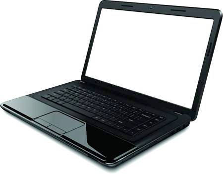 وکتور لپ تاپ وکتور خدمات کامپیوتری